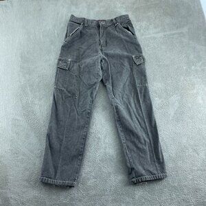 Webs Baggy Fit Gray Cargo Pants W36 L34 100% Cotton Mens Casual Wear 0883